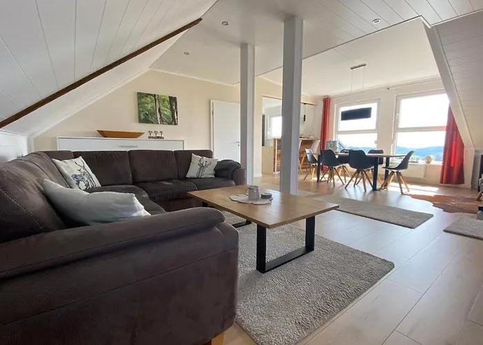 Lina's - Zwei Moderne Fewos Mit Sauna Im Haus Und Fantastischem Ausblick Lägenhet Sankt Andreasberg