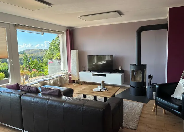 Lägenhet Lina's - Zwei Moderne Fewos Mit Sauna Im Haus Und Fantastischem Ausblick Sankt Andreasberg